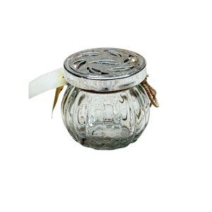 Empty Decorative Glass Jar 125g